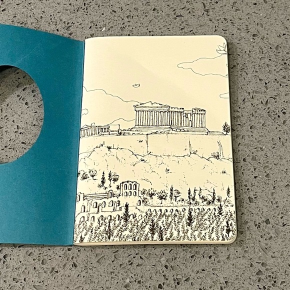 NWT Playful Greek Notebooks Fagotto Books - Maria Callas + Sappho + Parthenon - Picture 12 of 15